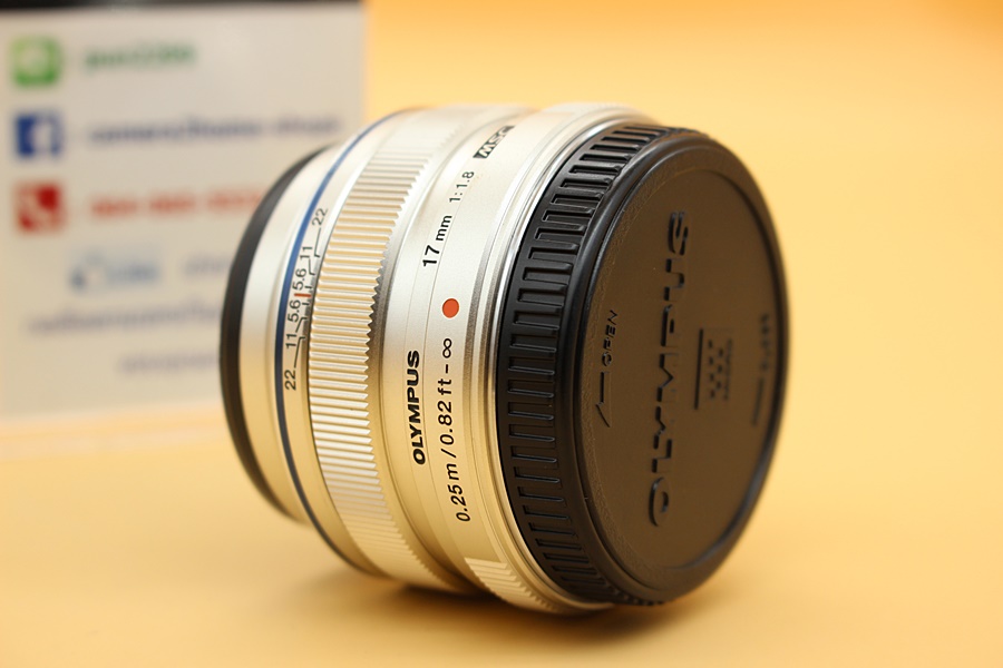 ขาย Lens Olympus M.Zuiko Digital 17mm F/1.8(สีเงิน) สภาพสวย ไร้ฝ้า รา อดีตประกันศูนย์   อุปกรณ์และรายละเอียดของสินค้า 1.Lens Olympus M.Zuiko Digital 17mm F